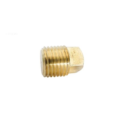 FIRST SAFETY 0.25 in. Mpt Brass Square Head Plug SA973572